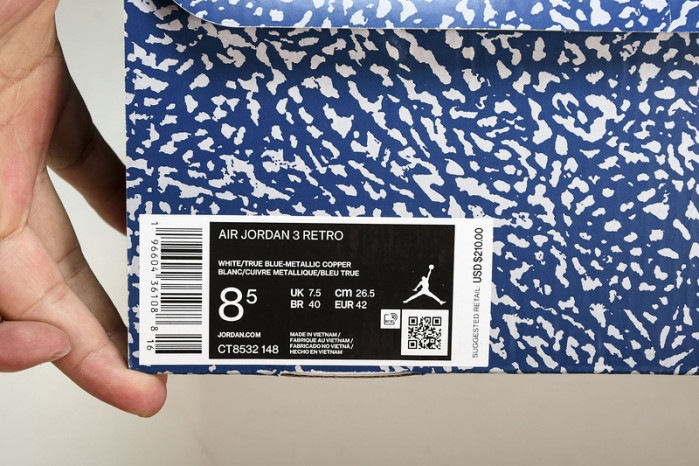 air jordan 3 retro "racer blue" ct8532-148
